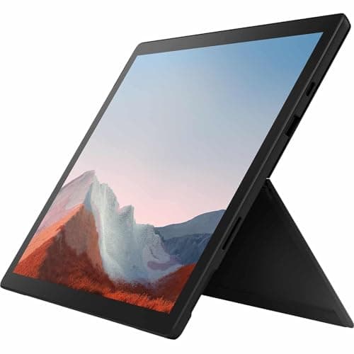 Image of 2021 Microsoft Surface Pro 7+ with Intel Core i7-1165G7 (12.3-inch, 16GB RAM, 256GB SSD) Noir (Renewed)