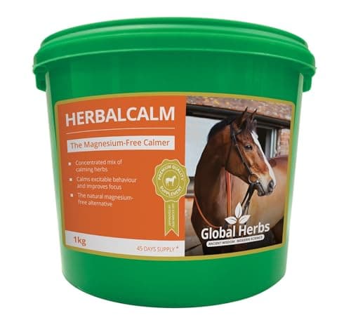 Image of Global Herbs HerbalCalm Equine Strong Calming & Emotional Balance Support Powder 1kg