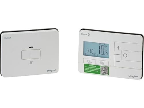 Image of Drayton RF901 Digistat Smartphone Combi Boiler Wireless Programmable Room Thermostat & Receiver (Replaces Models: Digistat +2rf RF700 & +3rf RF701) - Hanicks