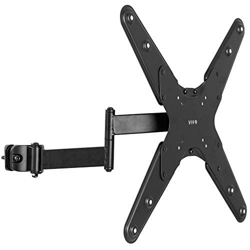 Image of VIVO Universal Pole Mount 32 to 55 inch TV Arm Bracket with Removable 75x75mm to 400x400mm VESA Plate, Fits up to 5cm Tubing, MOUNT-POLE4A