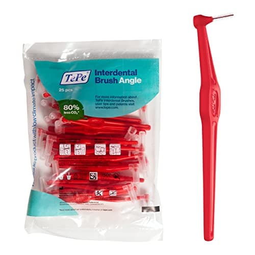 Image of TePe Interdental Brushes Angle Red 0.5 mm Pack of 25