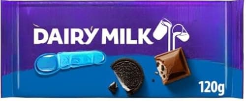 Image of Dairy Milk Chocolate Bar 120g (Pack of 2) Delicious Tasty And Twisty Treat Gift Hamper For Birthday,Christmas,Easter