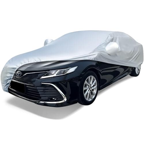 Image of totpuc Car Cover, Dust-Proof, Scratchproof and UVproof, Universal Car Cover for Indoor and Outdoor Use, Weatherproof (XL)
