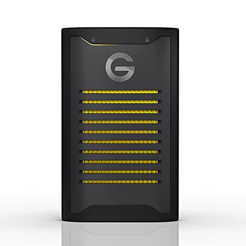 Image of SanDisk Professional 2TB G-DRIVE ArmorLock SSD, Encrypted NVMe Solid State Drive, 1000MB/s, USB-C (10Gbps), High-Level Security, Simple App Unlock, Ultra-Rugged