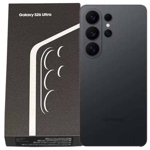 Image of Samsung Galaxy S26 Ultra 5G (​​​UK​ Version)​ SM-S948B​ 512GB ​Storage 12GB RAM​ Android 16​ Factory Unlocked ​Smartphone​​ (Black)
