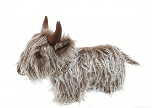 Image of A2Z Highland Cow Door Stopper 1.5kg Heavy Weighted Door Stop for Home Cute Furry Animal Design Decorative Soft Plush Fabric Door Holder for Living Room Bedroom & Nursery 32-12-25cm