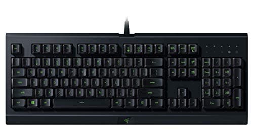 Image of Razer Cynosa Lite Gaming Keyboard: Customizable Single Zone Chroma RGB Lighting - Spill-Resistant Design - Programmable Macro Functionality - Quiet & Cushioned