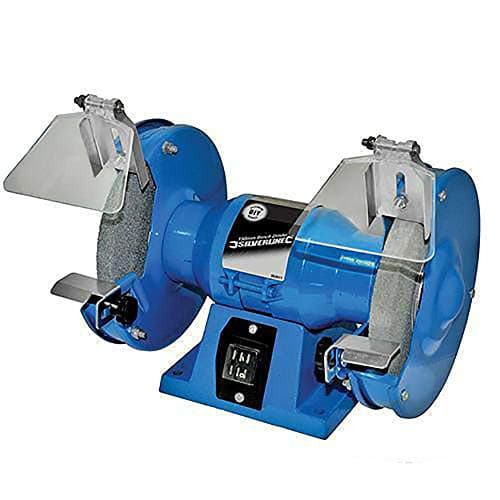 Image of Silverline 150W Bench Grinder Sander Polisher Machine 150mm 3 Year Warranty