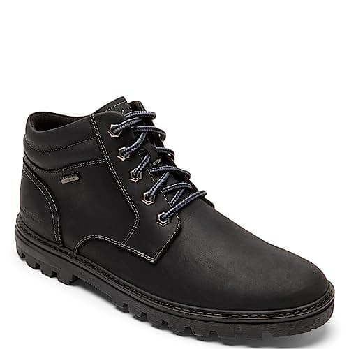 Image of Rockport Mens Weather Or Not Pt Chukka Boots Black 10 UK