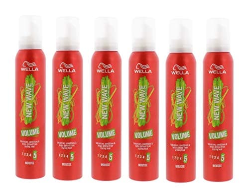 Image of 6 x Wella Shockwaves Volume Mousse 200ml