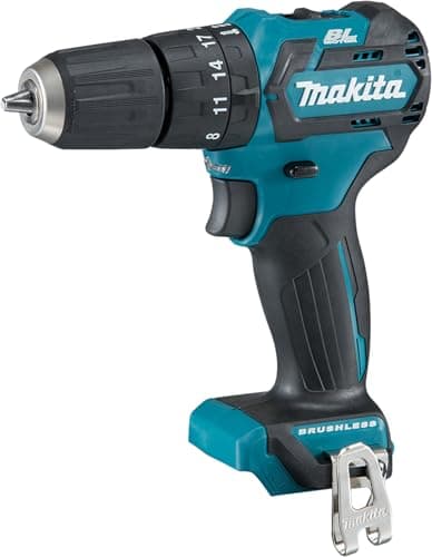 Image of Makita HP332DZ 12V Max Li-Ion CXT Brushless Combi Drill - No Batteries Included Black/Blue