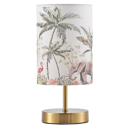 Image of Onara Table Lamp for Bedroom, Living Room, and Office – Home Decor Lamp with Designer Lampshade – Desk Lamp for Shelves, Sideboards, and Bedside Tables – E27 Base LED Bulb Included (Elephant Beige)