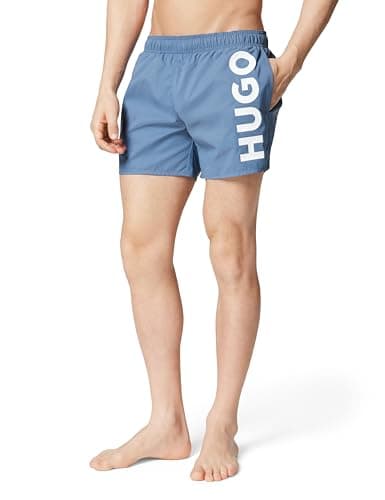 Image of Hugo Men's Swim Shorts, Open Blue 496, M