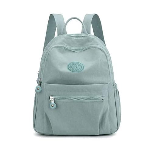 Image of Constprog Waterproof Small Backpack Rucksack Large Capacity Shoulder Bag Travel (Green)