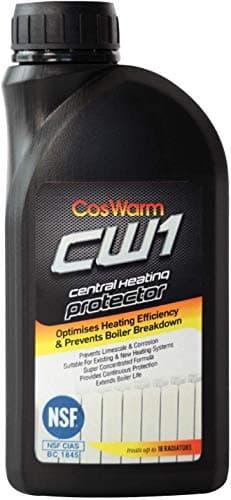 Image of CosWarm CW1 Central Heating System Inhibitor & Protector - Treats Upto 18 Radiators - Rust, Limescale, Sludge & Corrosion Preventer & Protection Treatment Fluid for Boilers & Underfloor Heating