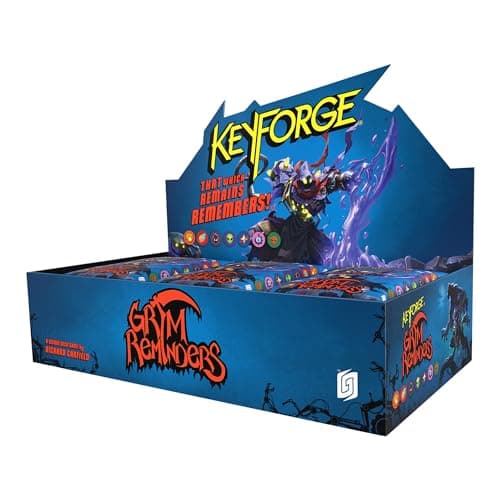 Image of Ghost Galaxy KeyForge: Grim Reminders Archon Deck Display - 12 Unique Decks, Introduces House Geistoid, New Effects & Icons, Made