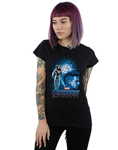 Image of Marvel Women's Avengers Endgame Hawkeye Team Suit T-Shirt Black X-Large