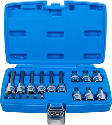 Image of BGS 5171 | Bit Socket Set | 6.3 mm (1/4") / 12.5 mm (1/2") Drive | internal Hexagon | 18 pcs.