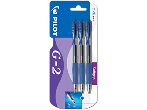 Image of Pilot G207 Retractable Gel Rollerball 0.7 mm (Pack of 3) - Blue