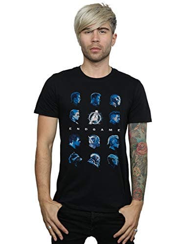 Image of Marvel Men's Avengers Endgame Character Lineup T-Shirt Black XXXX-Large