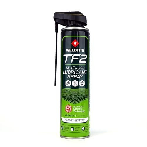 Image of WELDTITE TF2 Multi-Use Lubricant Spray SMART Edition - Versatile Lubrication for Bike Bearings, Cables, Derailleurs, Pedals, Bolts & Drivetrains, 400 ml