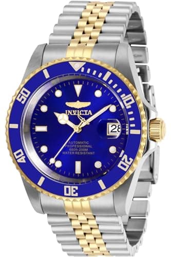 Image of Invicta Pro Diver 29182 Men's Watch - Waterproof - Analogue - Automatic Movement - stainless steel with blue dial - 42mm