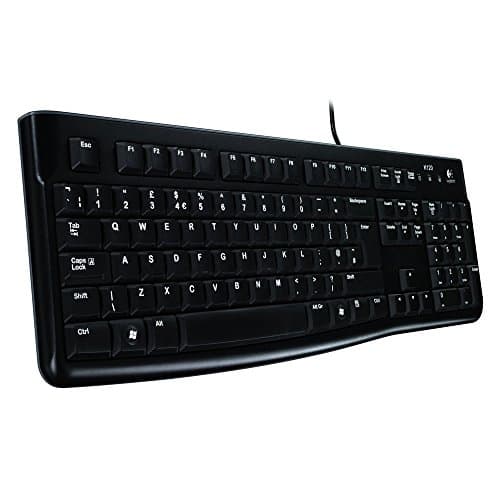 Image of Logitech K120 Keyboard USB Black - Keyboards (Standard, Wired, USB, Black)