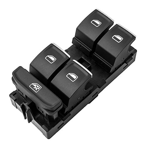 Image of YAOPEI Electric Window Switch Golf MK 7 SEAT Leon Power Master Window Control Button for VW Passat B7 Tiguan Touran Arteon Plating Black 5G0959857 5GG959857A 5G0959857D