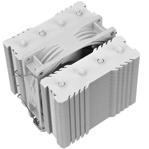 Image of Thermalrlght Peerless Assassin 90 SE White CPU Air Cooler, Double Towers CPU Heatsink Cooler, with TL-P9W Quiet PWM Fan, Computer CPU Cooling for AMD:AM4 AM5/1700/1851