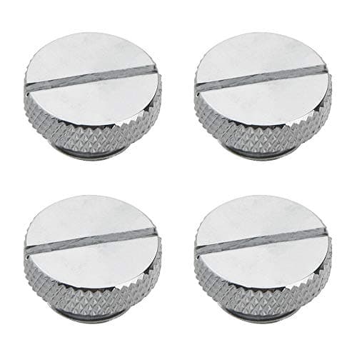 Image of BXQINLENX Silver Chrome G1/4" Plug Water Stop Plug Water Locks for Computer Water Cooling System (4 PCS)