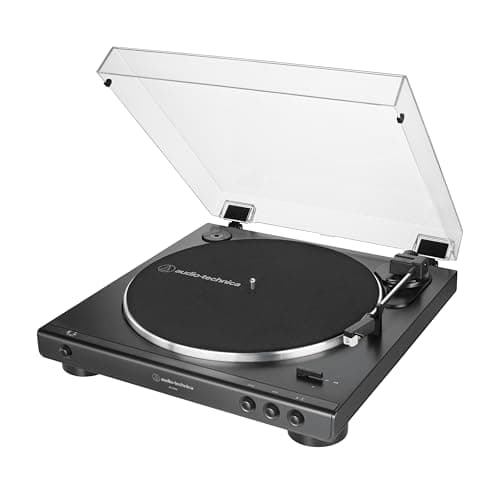 Image of Audio Technica AT-LP60X-BK Fully Automatic Belt-Drive Turntable (Black)