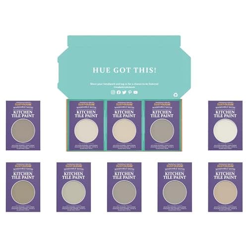 Image of Rust-Oleum Kitchen Wall Tile Paint in Satin Finish – Restful Neutrals Tester Box