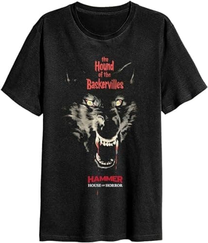 Image of CEkock Hammer Horror 'Hound of The Baskervilles' T Shirt - New Black XL