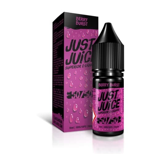 Image of Just Juice Superior E-Liquids Vape Liquid with - BERRY BURST Flavour - 10ml Bottle, 50/50 0mg e-Liquid