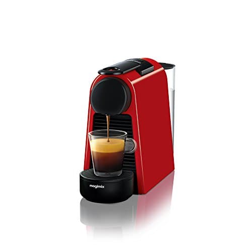 Image of Nespresso 11366 Essenza Mini Coffee Machine, Ruby Red Finish by Magimix