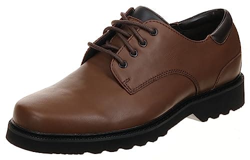 Image of Rockport Men Northfield Leather Lace Up Shoes, Brown (Brown (Dark Brown), 11 UK (46 EU)