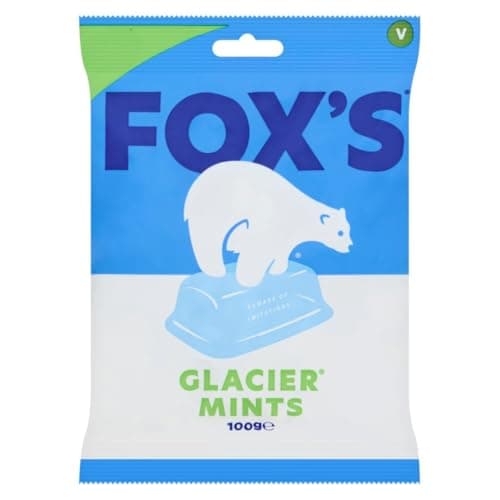 Image of Fox's Glacier Mints Sweets, 12 x 100g, Vegan