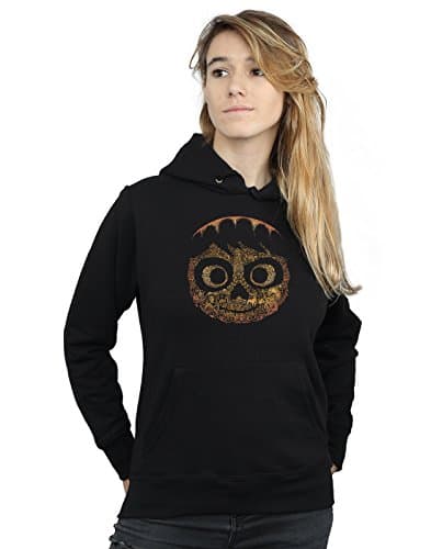 Image of Disney Women's Coco Miguel Face Hoodie Small Black