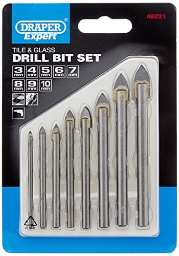 Image of Draper 48221 Expert Tile and Glass Drilling Set (8 Pieces)