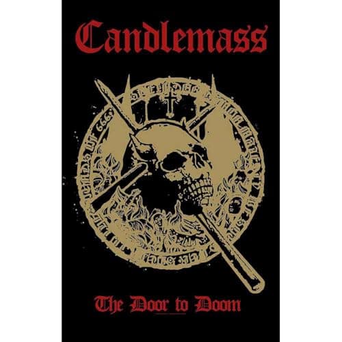 Image of Candlemass the door to doom Fabric Poster