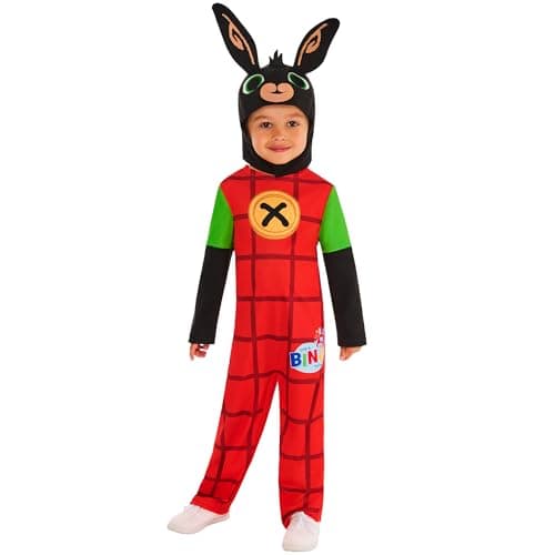 Image of Rubies Official Bing Classic Child Costume, Kids Fancy Dress, Size Ages 12-24 months Halloween