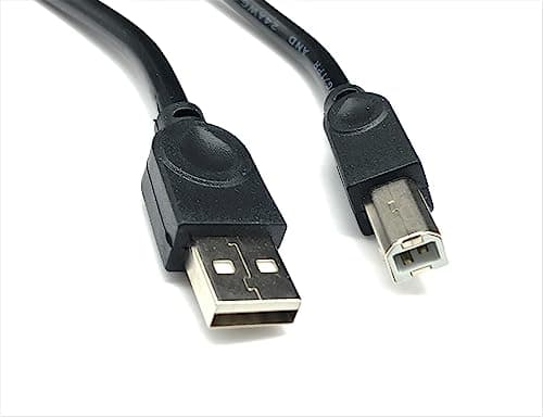 Image of T-ProTek USB Printer Cable Scanner Connector Compatible with Brother RJ-3035B, RJ-4040 RJ4040Z1