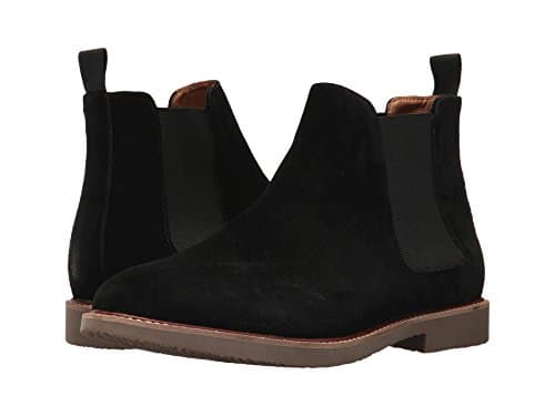 Image of Steve Madden Men's Highline Chelsea Boot, Black Suede, 7 UK
