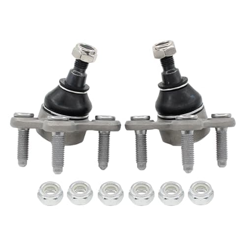 Image of HouYeen Front Lower Right and Left Ball Joints with Nuts for Au-di A3 Q2 Q3 Sea-t Alhambra Ateca Leon ST Sko-da Karoq Kodiaq mk1 Octavia Superb mk3 V-W Arteon CC Passat Alltrack B7 B6 Golf Sportsvan