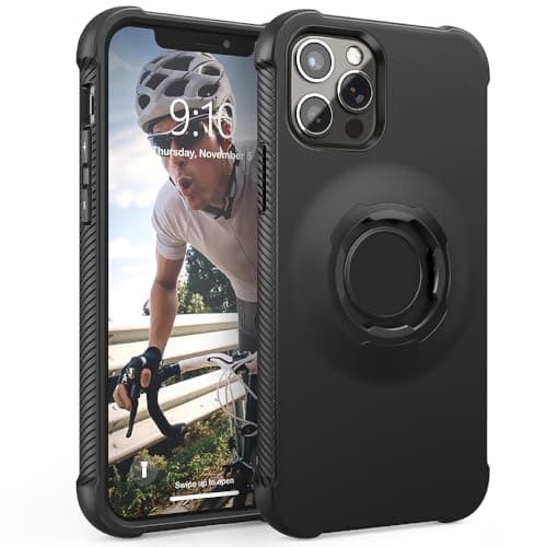 Image of TUSITA Lock Case Designed for Apple iPhone 12/12 Pro - Bicycle Mount Protective Cover - Twist Lock Cover