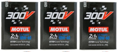 Image of Motul 300V Le Mans 10W60 Fully Synthetic Ester Core Racing Motor Engine Oil, 6 Litres