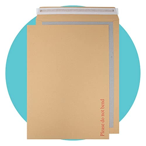 Image of Triplast 50 x A3 C3 Manilla Hard Board Back Envelopes (457x324mm) - Cardboard Backed Mailers with Peel & Seal Strip - Rigid Do Not Bend Envelopes for Mailing Posting Shipping & Storing Documents
