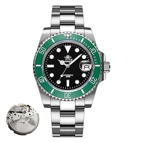 Image of ADDIESDIVE Luxury Men's Automatic Watch 8215 Mechanical Watches Men's Analog Diver's Watch with Stainless Steel Bracelet AD2503