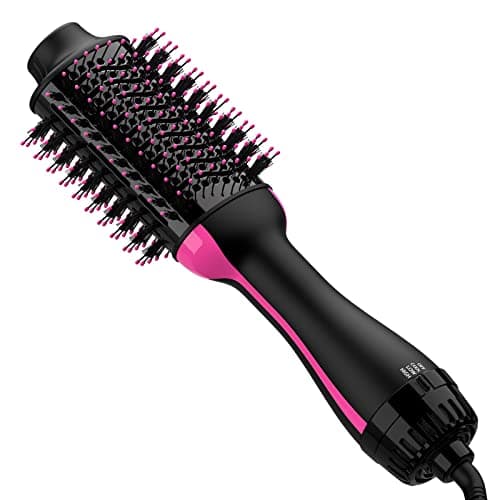 Image of Sawop Hair Dryer Brush Blow Dryer Brush in One, Professional Hairdryer and Styler Volumizer Hot Air Brush with Negative Ion Anti-frizz Ceramic Titanium Barrel Hair Straightener Brush