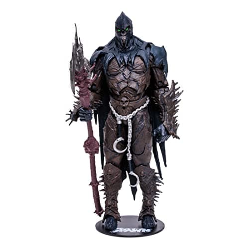 Image of McFarlane Toys, Spawn Comic Raven Spawn (Small Hook) Action Figure set with 22 Moving Parts, Collectible DC Figure with Accessories and Collectors Stand Base – Ages 12+